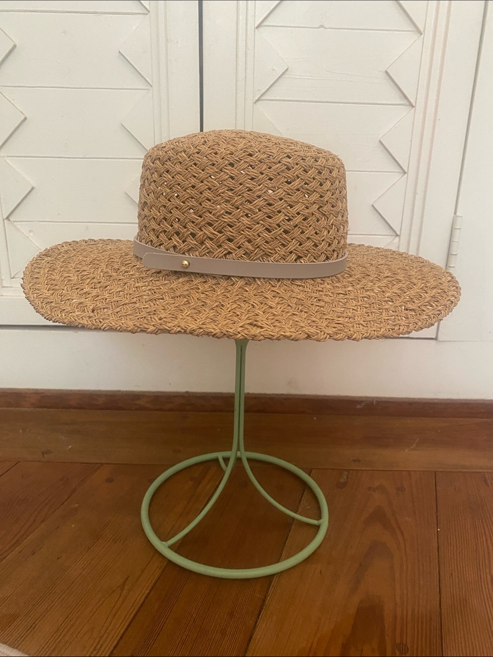 Gigi Pip Straw Boater Hat